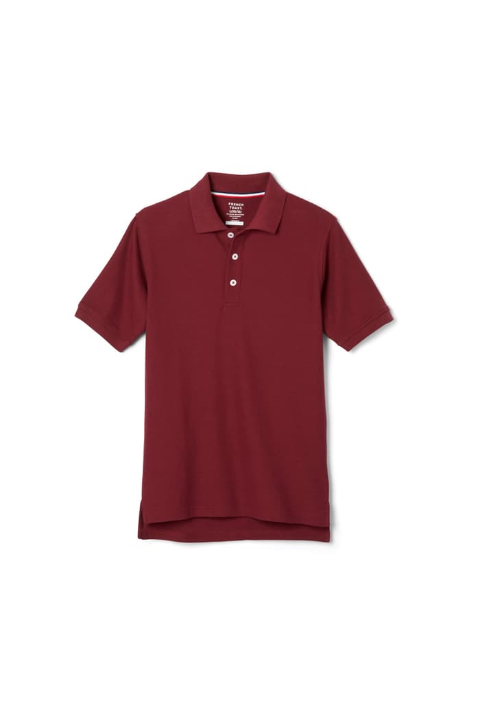 Boys' Short Sleeve Pique Polo