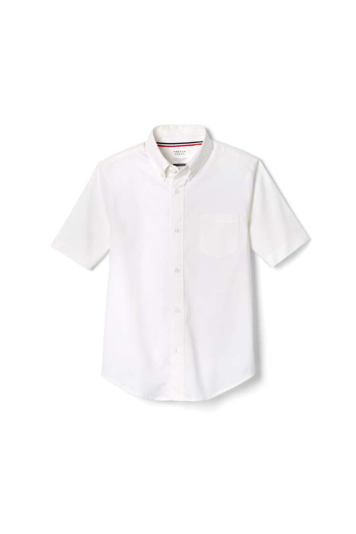 Camisa Oxford de manga corta para niño