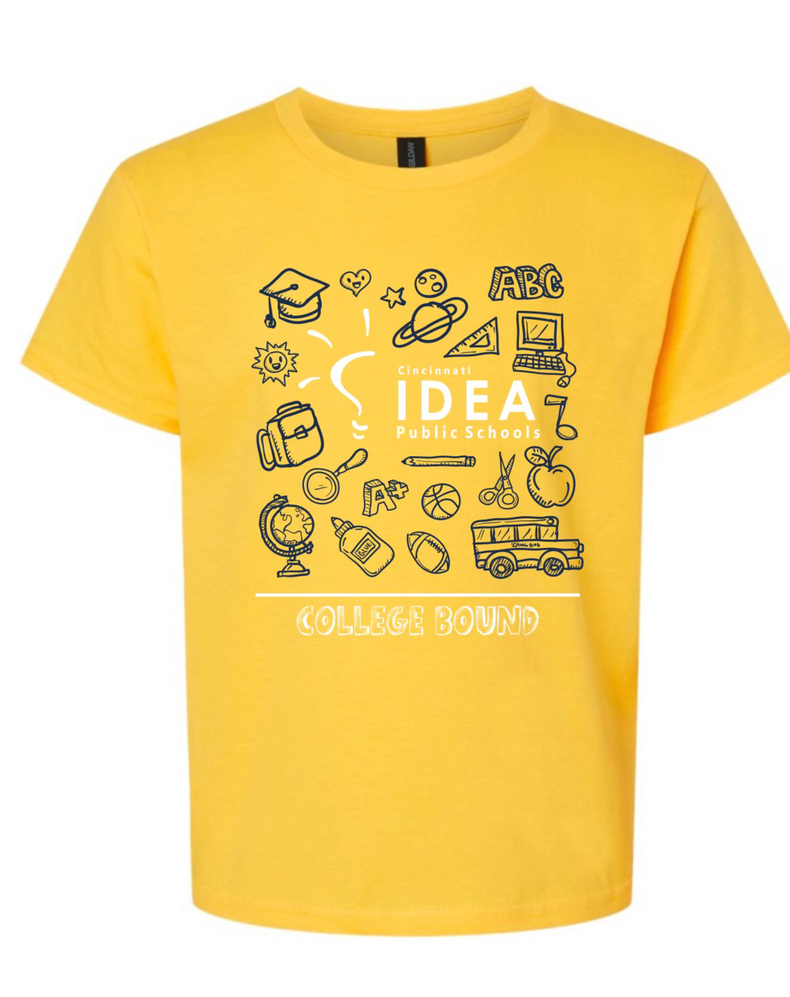 Idea Spirit Wear Short Sleeve Tee - Yellow