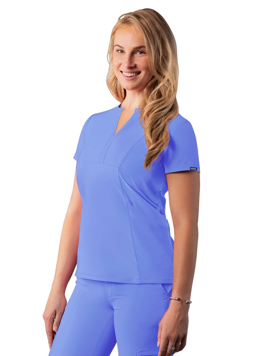 Women's ADAR Addition V-neck Scrub Top