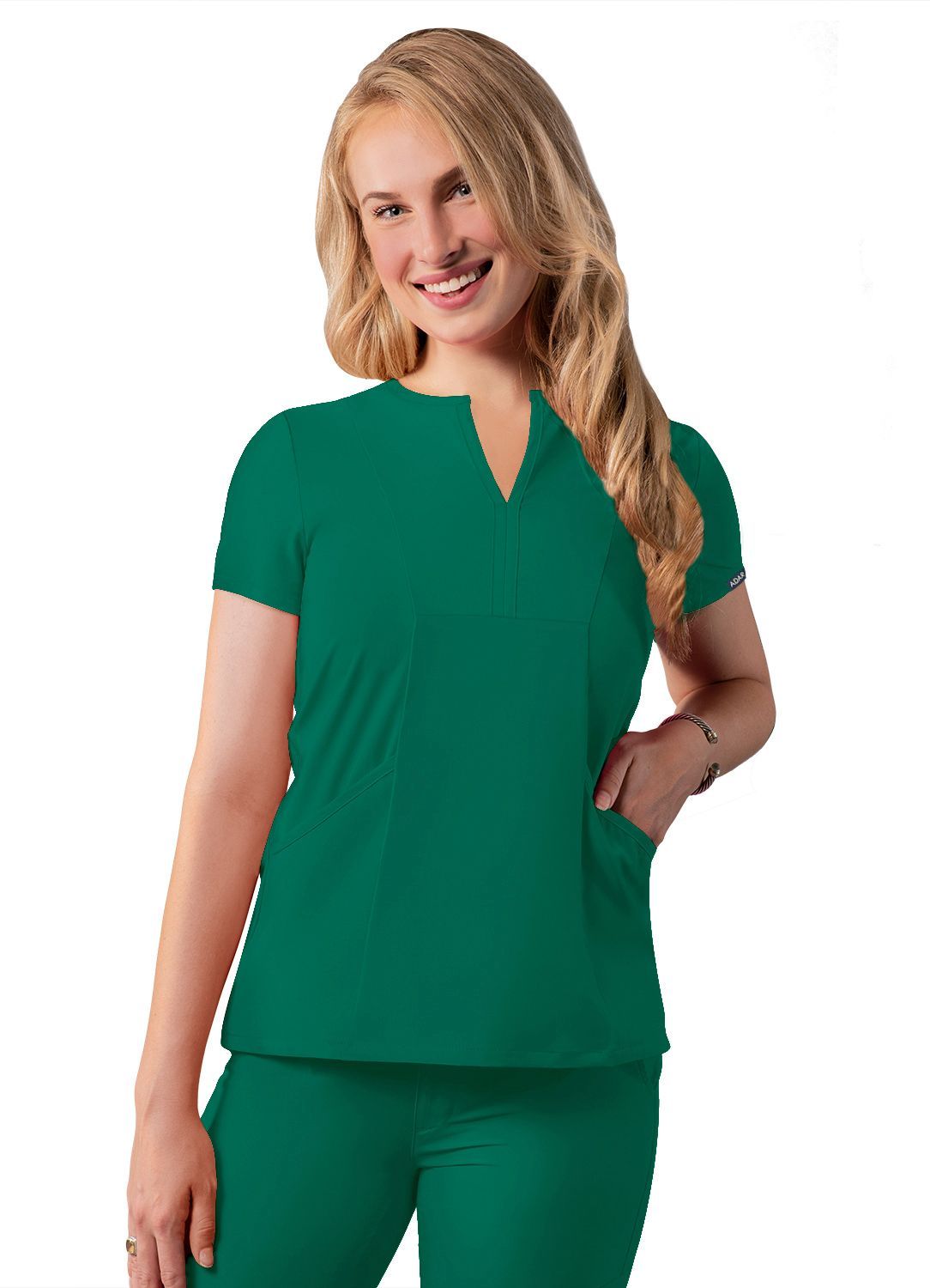 Women's ADAR Addition V-neck Scrub Top