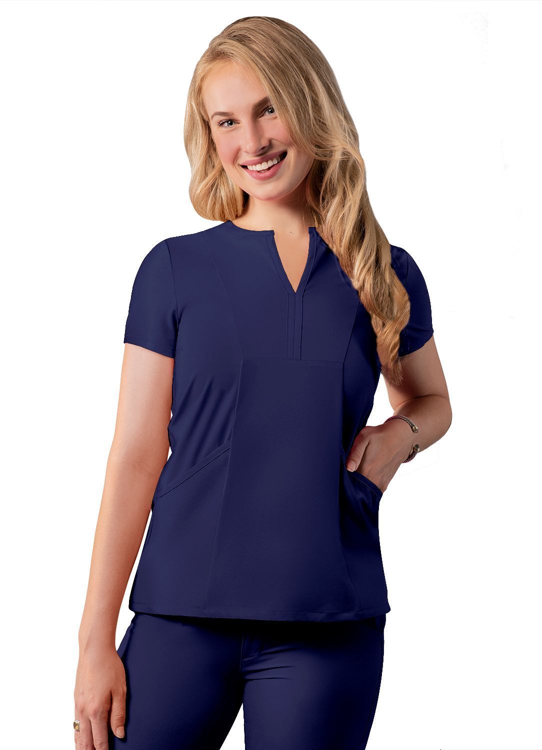 Women's ADAR Addition V-neck Scrub Top