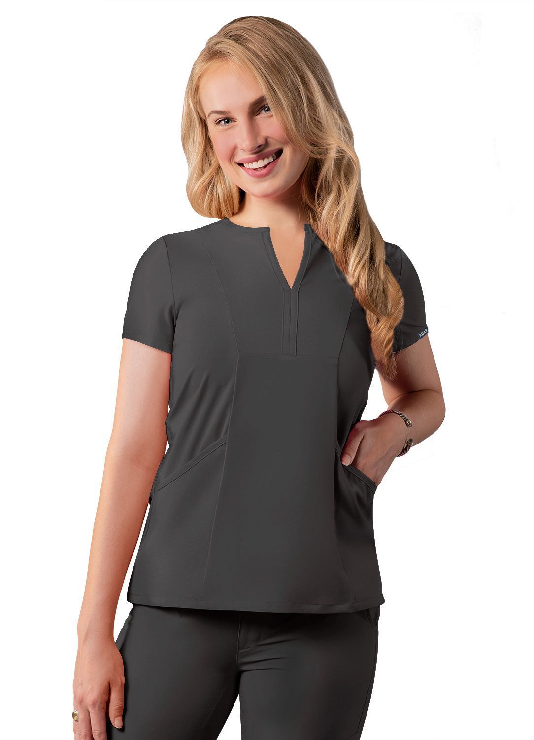 Women's ADAR Addition V-neck Scrub Top