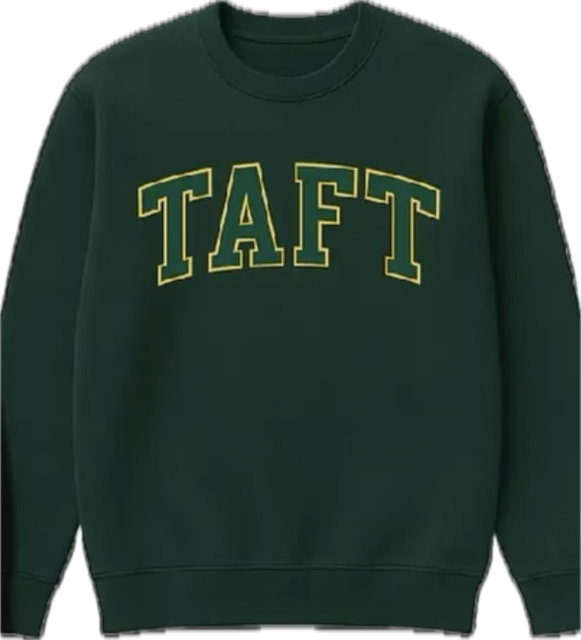 Taft Crewneck - Black/Green