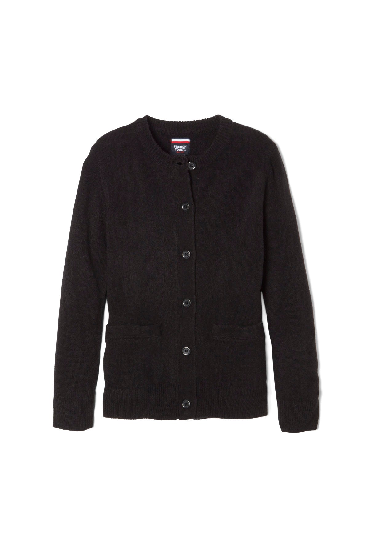 Girls Crewneck Sweater Cardigan