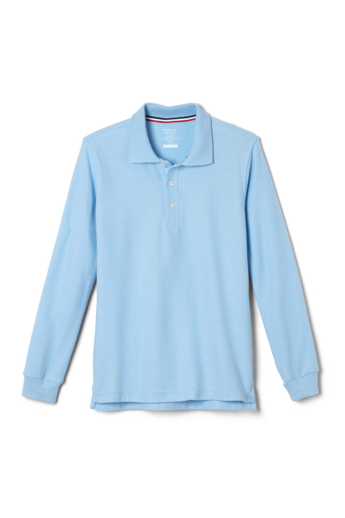 Boys' Long Sleeve Pique Polo