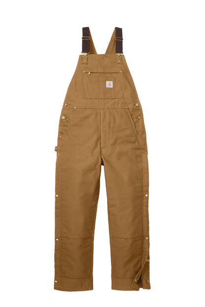 Carhartt® Firm Duck Insulated Bib Overalls