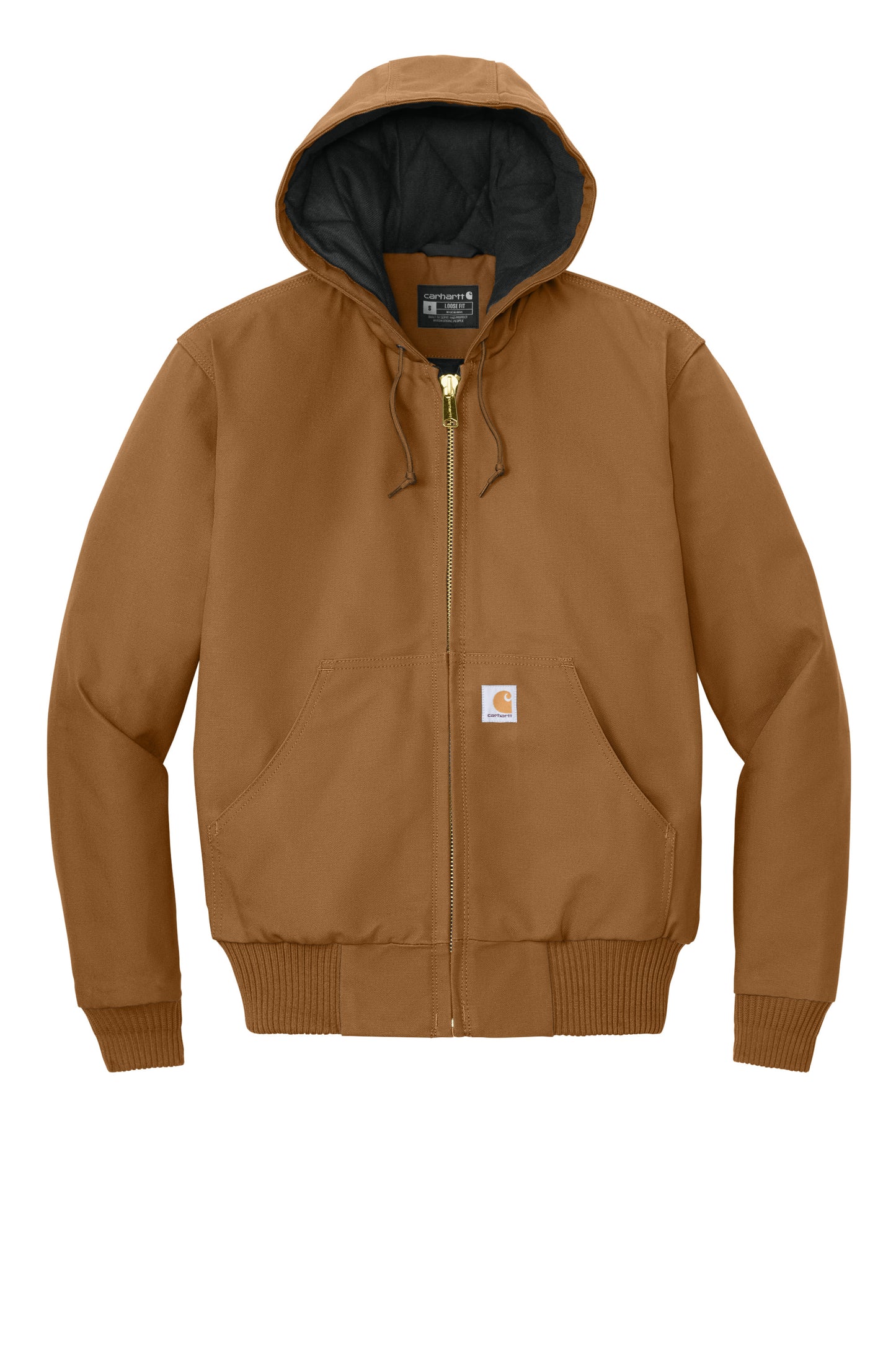 Carhartt® Quilted-Flannel-Lined Duck Active Jacket