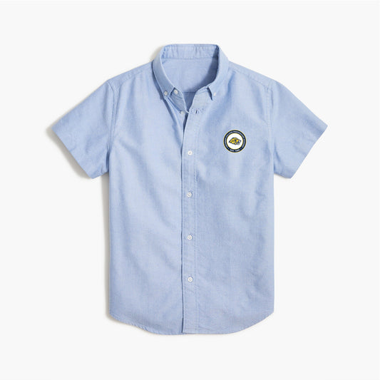 CCPA Short Sleeve Oxford Polo - Blue